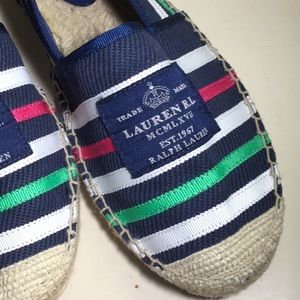 Lauren Ralph Lauren Canvas Debbie Shoes 8.5